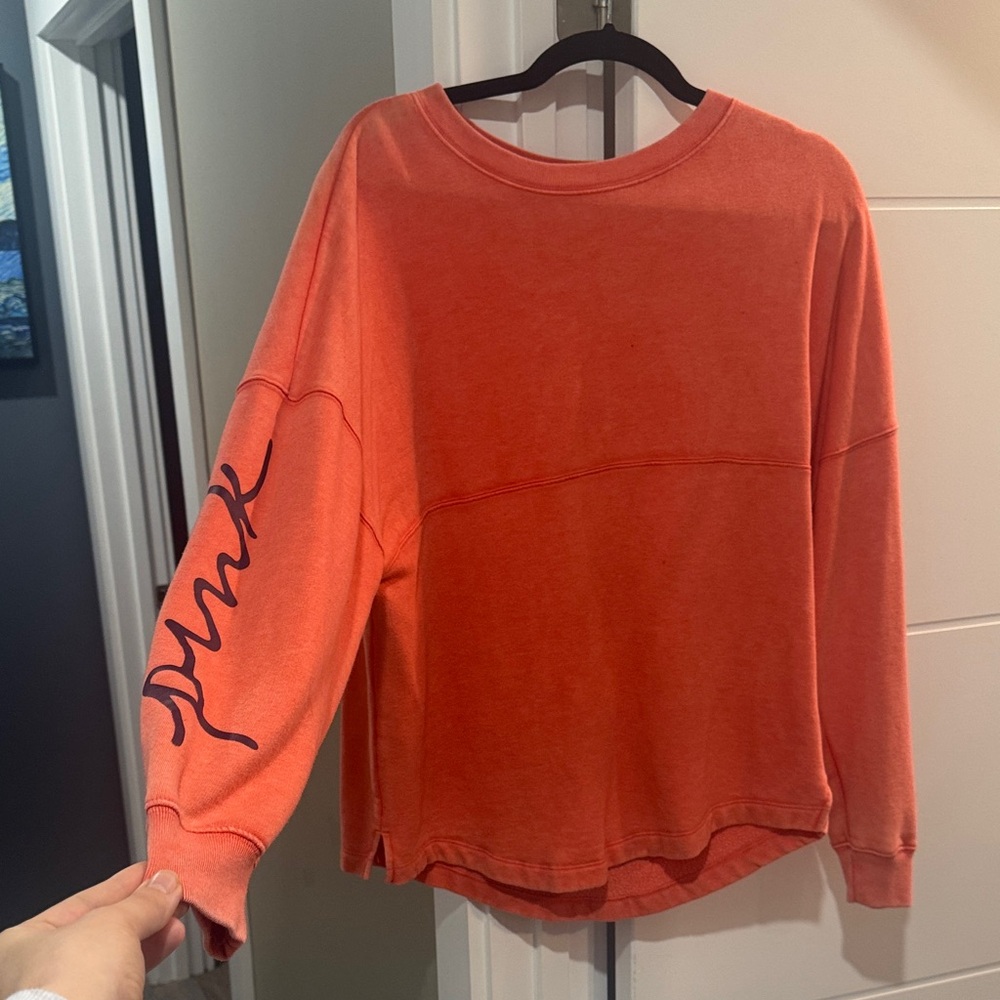 PINK Victoria's Secret Coral Sweatshirt